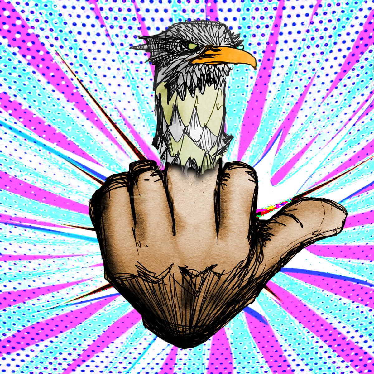 If you're on the whitelist, go get a free mint
ladycafe.io/collection/fli…

if you're not on the whitelist, drop your wallet and any kind of bird picture OR one of my artworks that you own