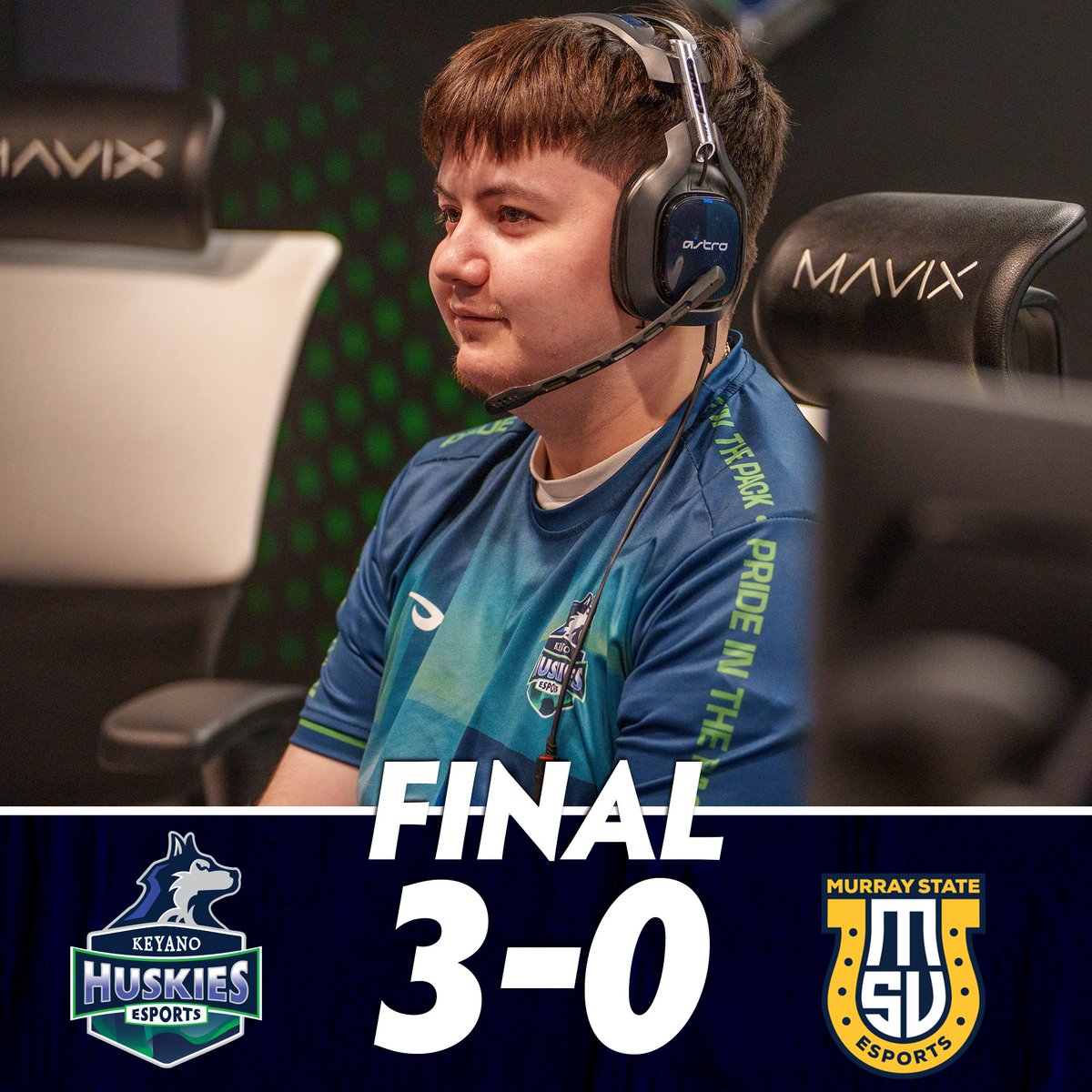 KeyanoEsports's tweet photo. INTO THE NATIONAL CHAMPIONSHIP MATCH! 

Your Keyano Esports Huskies will battle for another national title next week after 3-2 and 3-0 wins last night in CoD Gunfight action! 

Well done, Quinton, Austin, and Alex! 

ggs to the opposition! 

#PrideInThePack https://t.co/u1kNwmsg1q
