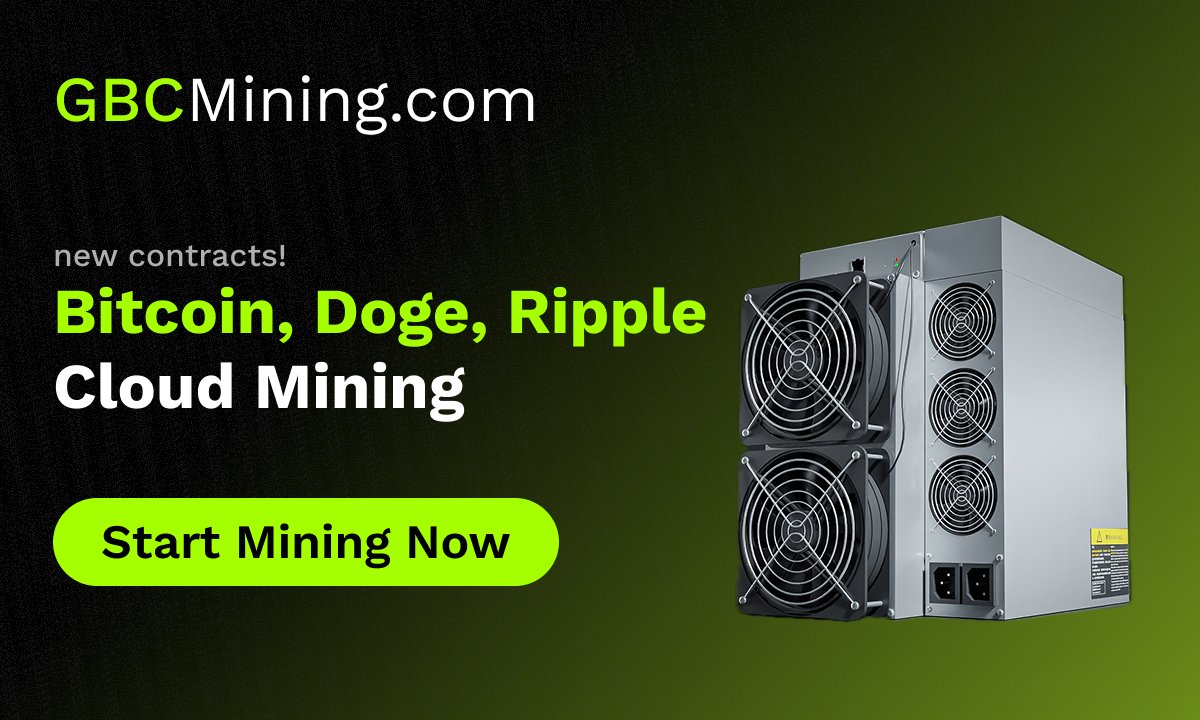 gbcmining's tweet image. Choose Your Mining Plan

Antminer S19
Whatsminer M30S++
XRP Earn Basic
Antminer S19K Pro
Antminer L7 (Doge)

gbcmining.com

#bitcoin #cloudmining #ripple #crypto