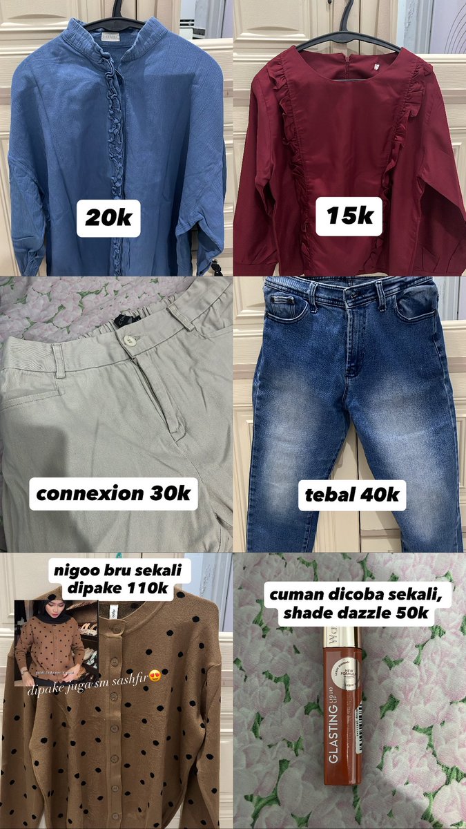caitandlinne's tweet image. guys mau pl nich, pemakaian pribadi yach💗yg mau tanya" lebih detail dm aja
#wts #zonauang #preloved #jogja