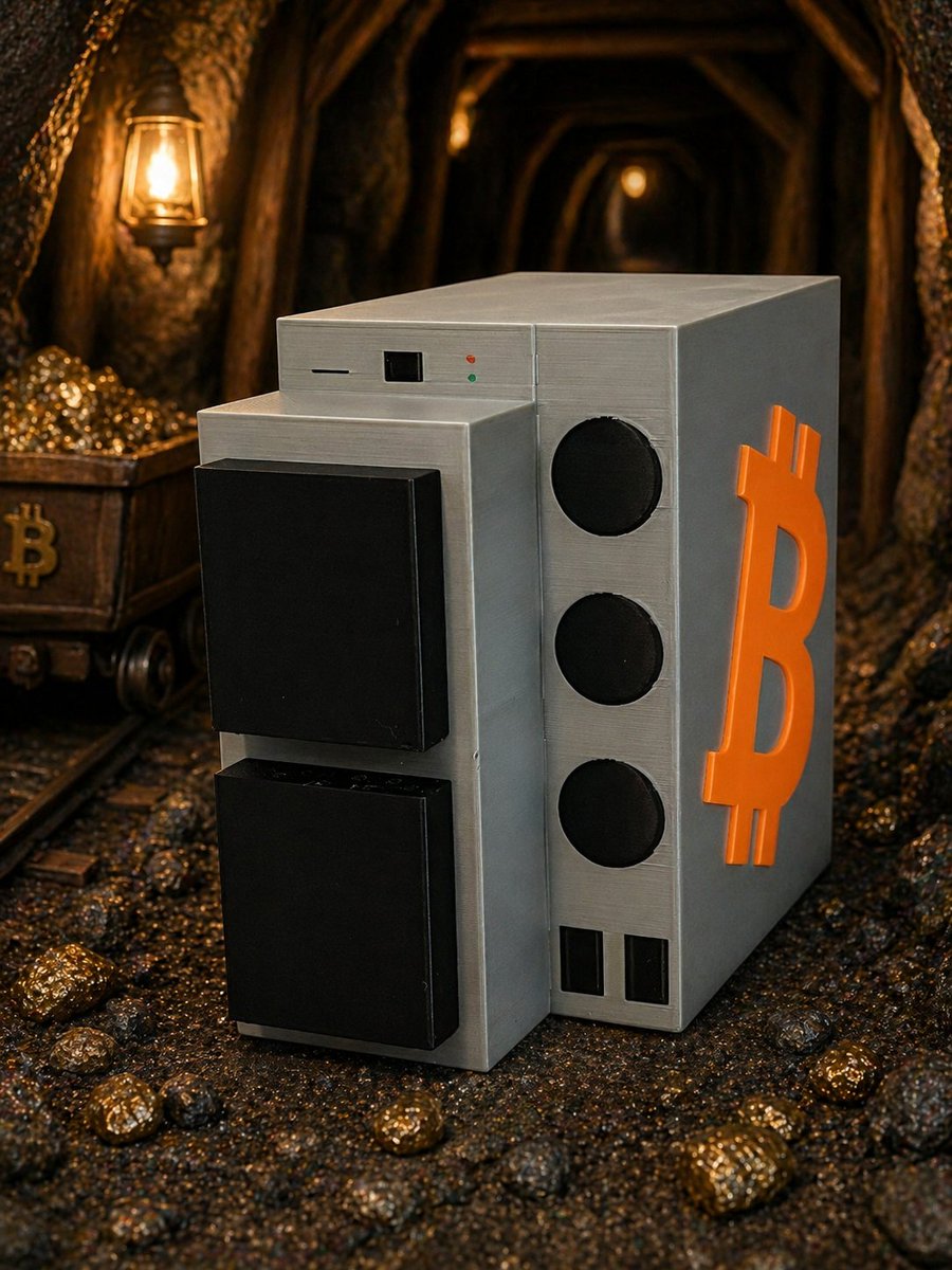 OPUSmakes's tweet photo. Stack sats in style ⚡

This 4” 3D printed ASIC miner replica brings the backbone of Bitcoin right to your desk 🟠
Clean design, bold ₿ logo, and perfect for any setup.
Grab yours 👉 https://t.co/OUeslEPFzO

#Bitcoin #BTC #Crypto #3DPrinting #CryptoArt #Mining #HODL

 https://t.co/lGK5k6fac8 via @Etsy