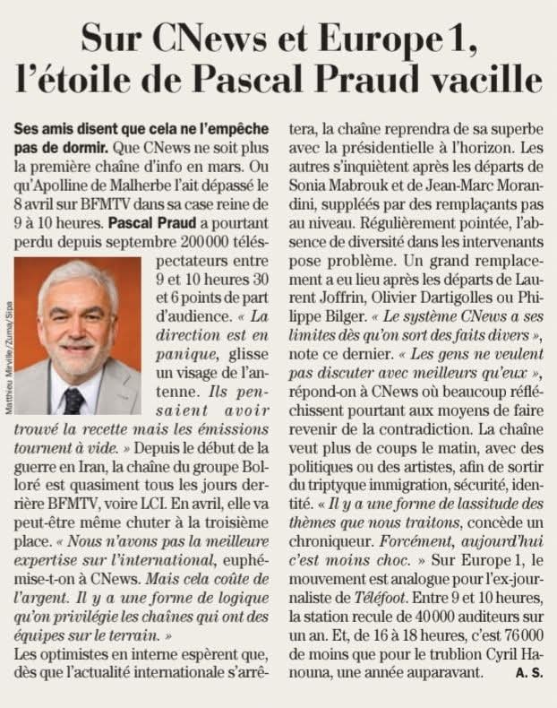 🎬 <a href="/PascalPraud/">Pascal Praud</a>, le tonton flingueur

Écoute-moi bien, Pascal, mon neveu…  
T’as le micro🎤 qui fume comme un calibre 12, à force de nous réciter les écrits des mecs du #RN du matin au soir ! 
On dirait que t’as avalé tout leur bottin et que tu le régurgites en direct, avec le