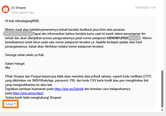 gunarisss's tweet photo. @ShopeeID laporan seminggu belum ada penyelesaian, ada maling di SPX, tetiba ditutup begitu saja? Memang maling2 dipelihara disana. https://t.co/lxviGA8GE8