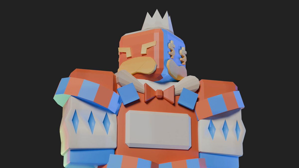 Wimplo518's tweet photo. tried modeling an old character concept. Punched up the render with 2d

#robloxart #Roblox https://t.co/HdIJUBos3N