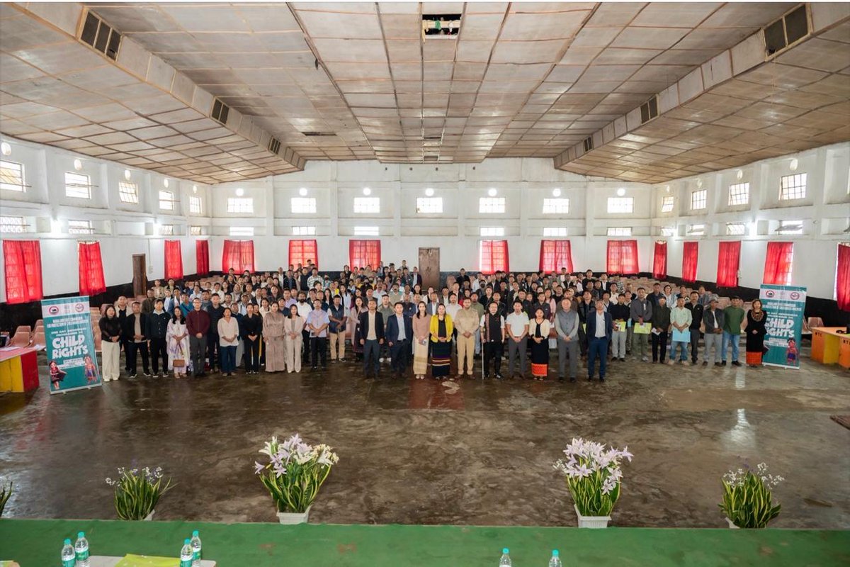 Wangpang_Konyak's tweet photo. Attended the One Day Awareness Programme on Child Rights organised by the Nagaland State Commission for Protection of Child Rights (NSCPCR) at Town Council Hall, Mon on 29th April 2026. It was truly inspiring to join fellow speakers and participants in highlighting the importance of protecting our children's rights — from the Juvenile Justice Act to POCSO and the Right to Education. The future of Nagaland lies in safeguarding and empowering our children. I thank the entire NSCPCR team for this meaningful initiative. Together, let us build a safer and brighter tomorrow for every child. #ChildRights #Nagaland #protectourchildren