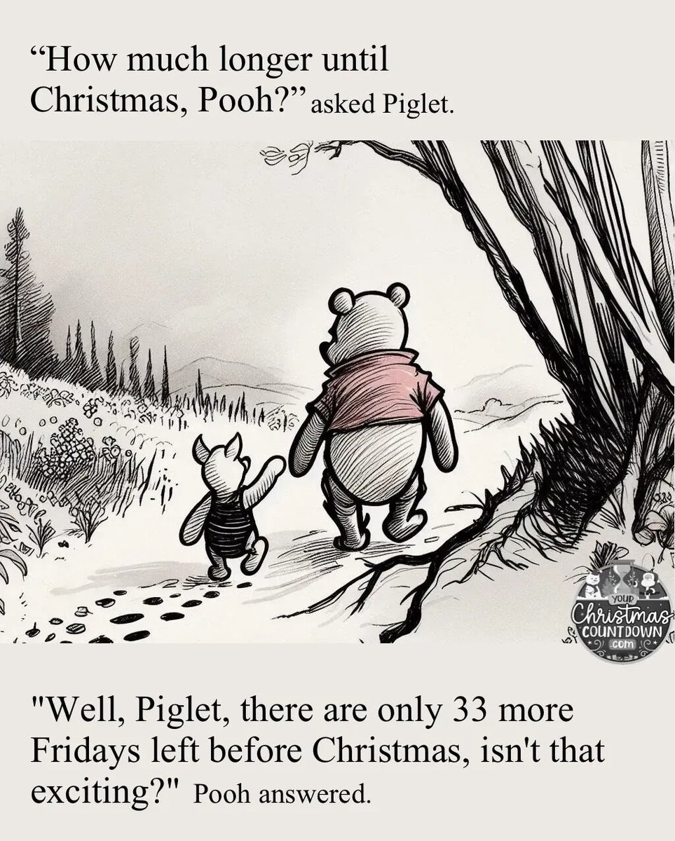 christmas_clock's tweet image. 33 MORE FRIDAYS BEFORE #CHRISTMAS!
🕒 YourChristmasCountdown.com 🎄🎅