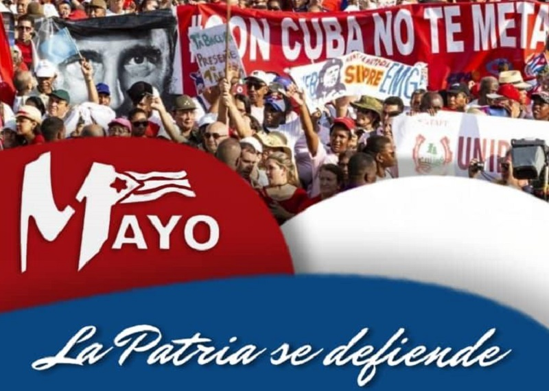 PerlavisionTV's tweet image. #1roDeMayo ✊ "Estamos aquí para decirle al mundo que este pueblo no se rinde", afirma Secretaria General de la #CTC en #Cienfuegos perlavision.cu/cienfuegos-ctc… #LaPatriaSeDefiende