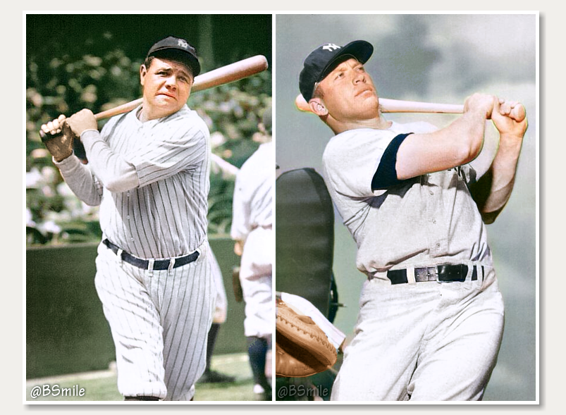 BSmile's tweet image. Fun Fact: Baseball legends Babe Ruth and Mickey Mantle both hit their first home run as a member of the New York #Yankees on May 1st! (The Babe in 1920, The Mick in 1951) ⚾️ #May1st #MLB #Trivia #History #RepBX