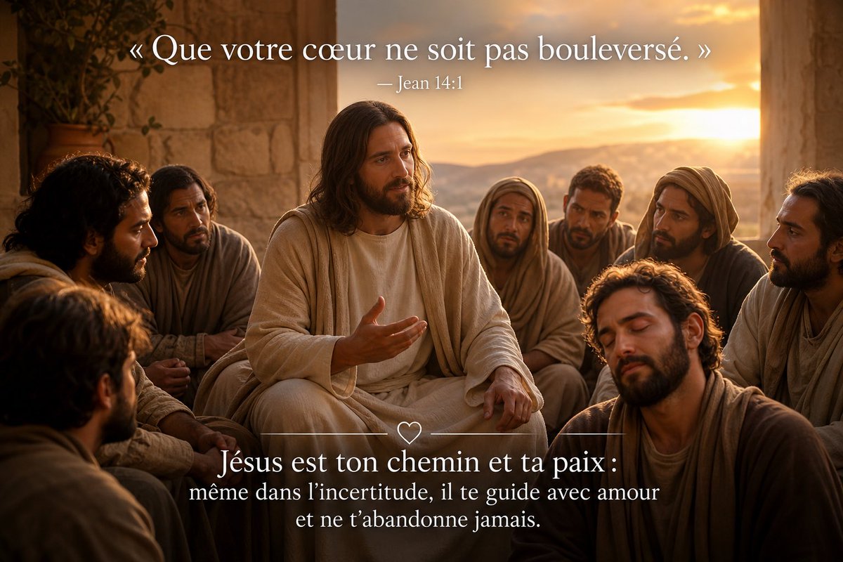 hfkdks438631's tweet image. Dans Jean 14:1, Jésus dit : « Que votre cœur ne soit pas troublé » ❤️✝️
➡️ Cela signifie faire confiance à Dieu et garder la paix 🙏.

#JésusChrist #Bible #Catholique #PapeLeonXIV #mercatom #TeamOm #Paris