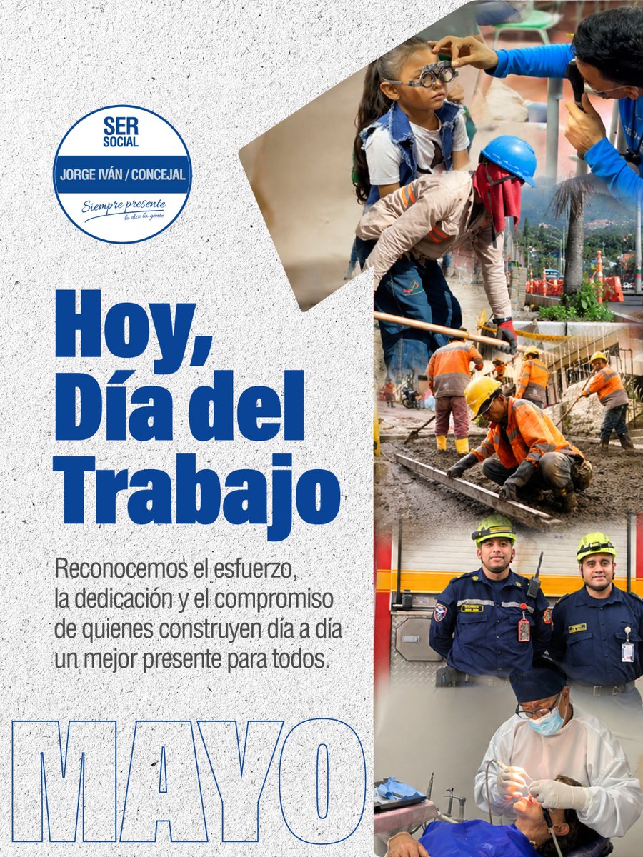 jira2601's tweet image. 💪✨ Hoy celebramos el esfuerzo, la dedicación y los sueños que construyen nuestro futuro 🙌🏽👷🏽‍♀️👨🏽‍🔧
¡Feliz Día del Trabajo! 🛠️❤️
Trabajar con amor siempre da grandes frutos 🌱🔥 #DíaDelTrabajo #Orgullo #Disciplina