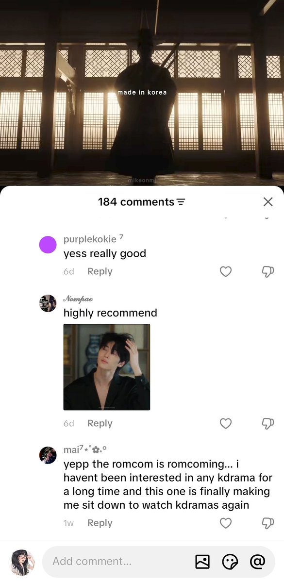 bwsgirlie's tweet image. Vaseline Thailand commented under a reel featuring perfect crown on tt, other people are liking the drama too 🥹💗

#perfectcrown #bws #iu