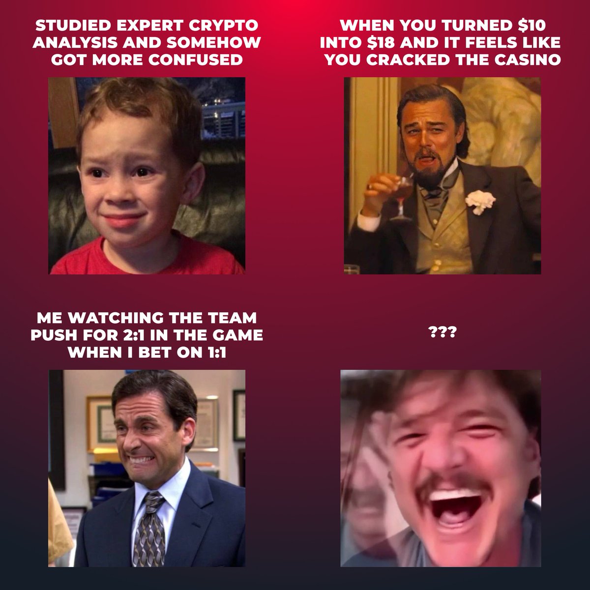 betfury_gaming's tweet image. Life is better with a smile 😁
Celebrate #WorldLaughterDay with these #memes

Have a funny caption for the last picture? 
Drop it below 👇