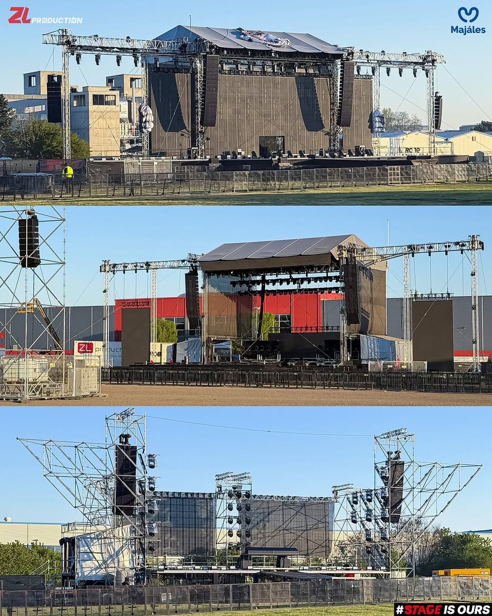 Robelighting's tweet photo. Gearing up on a #FestivalFriday before the start of Pražský Majáles 2026 with ZL Production & a festival rig with @Robelighting iFORTE, iSpiider, MegaPointe, Tetra2, BMFL & ColorStrobe luminaires with RoboSpot followspot systems.
#robelighting #zlproduction #festivallighting https://t.co/a8hK4fQ33G