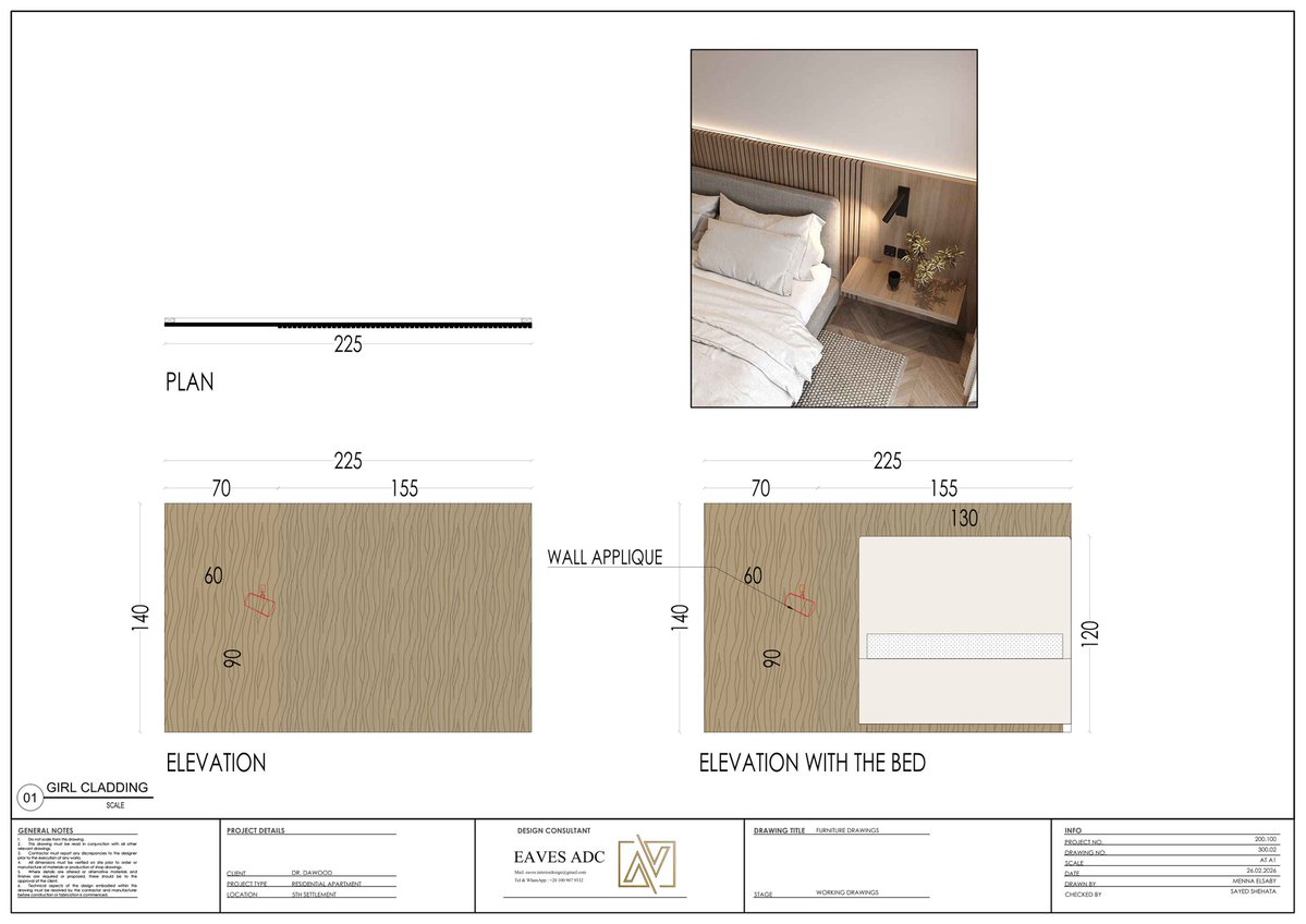 mennaelsaby's tweet image. GIRL BEDROOM FURNITURE DRAWINGS 
LOCATION 5TH SETTLEMENT 
CREDITS TO EAVES ADC 

#technicaldrawing #technicalpackage #technicalofficeengineer #Interiors #interiordesign #mennaelsabyinteriors
#shopdrawing #workingDrawings #details

BEHANCE : behance.net/MennaElsaby