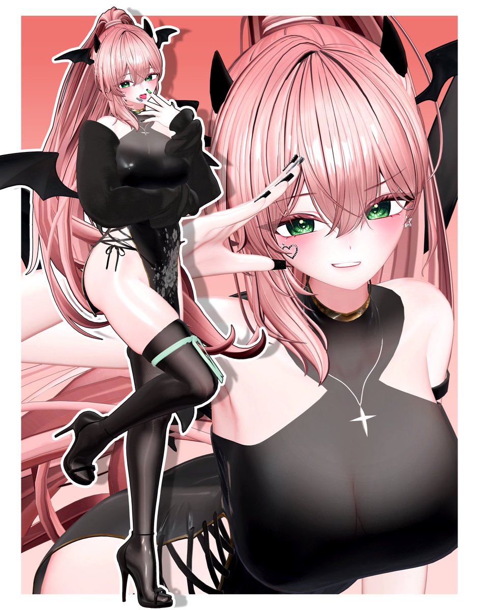 かわいい悪魔です😈

#MAMO_shop
#Mayo3D #VRChat