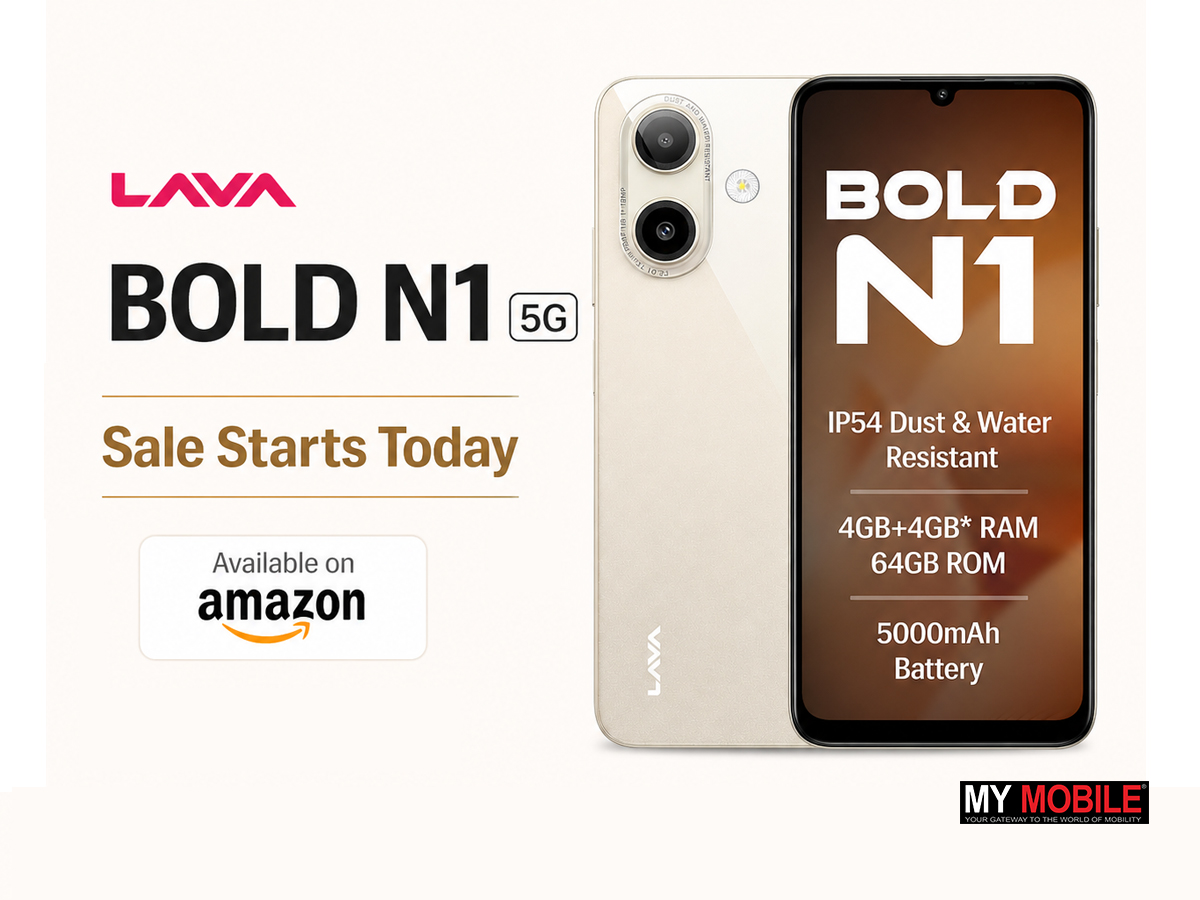 MyMobile_India's tweet image. Lava Bold N1 5G 6GB Variant Sale Starts Today on Amazon

Read More: mymobileindia.com/lava-bold-n1-5…

#Lava #5GSmartphone #AmazonDeals #TechNews