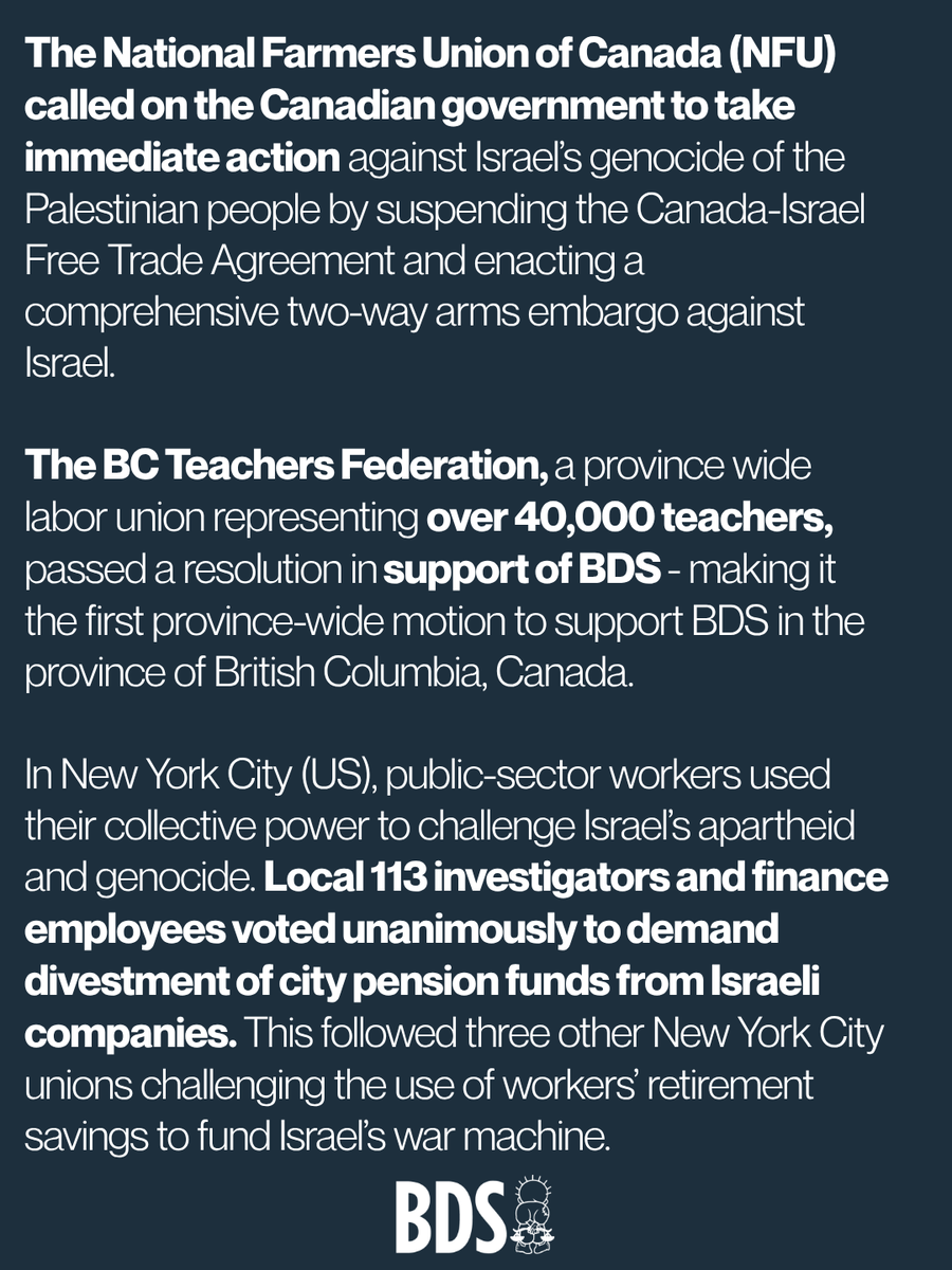 BDS movement tweet media