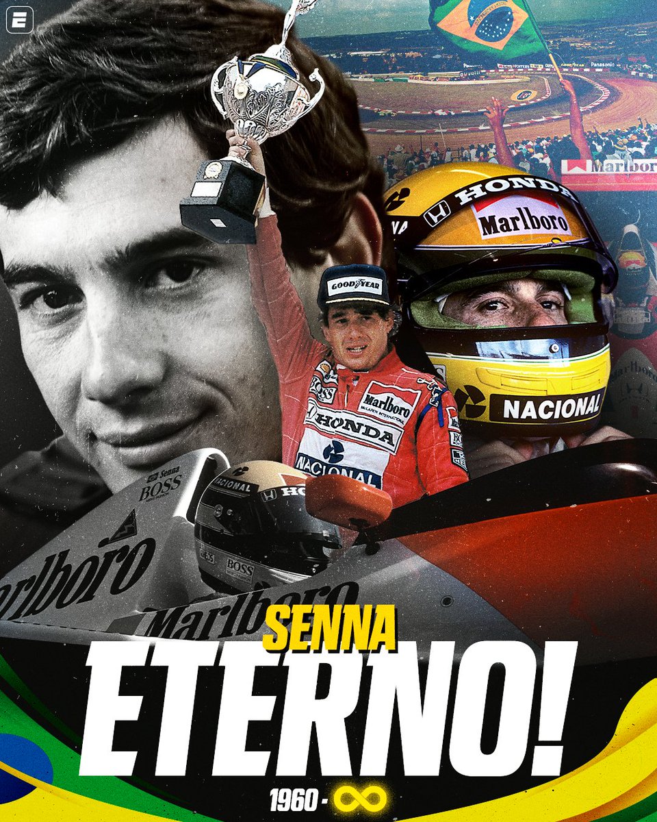 SIMPLESMENTE O MELHOR! ❤️🇧🇷🏎‍🟀 A morte do nosso eterno ídolo Ayrton Senna completa 32 anos nesta sexta-feira (1º). No dia 1º de maio de 1994, um trágico e inesquecível acidente durante o Grande Prêmio de San Marino, em Ímola, nos tirou o maior piloto da história da Fórmula 1.