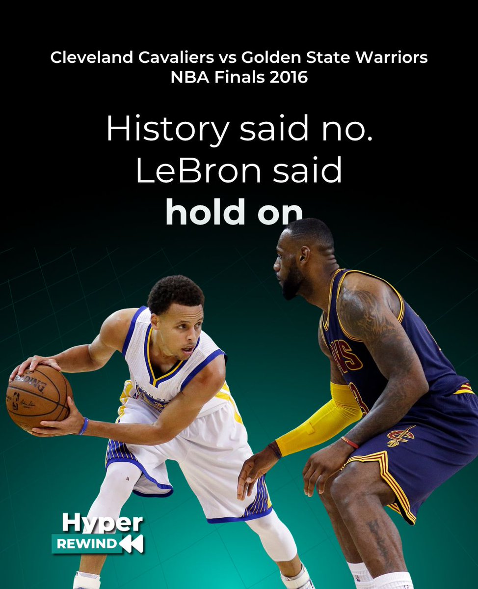 Hyperpicks_us's tweet image. The numbers gave Cleveland a 3% chance. The history books said it had never been done. Golden State had just finished a 73-9 season.
None of it mattered. 🏀

#NBAFinals #Cleveland #LeBronJames #HyperRewind
