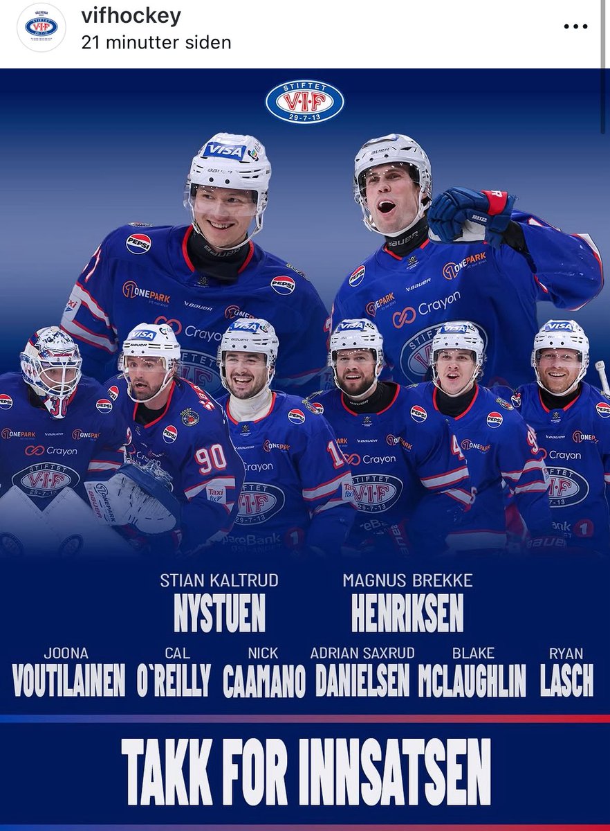 Justice for «En Caamano type»😞 Lykke til i NHL #2hockey
