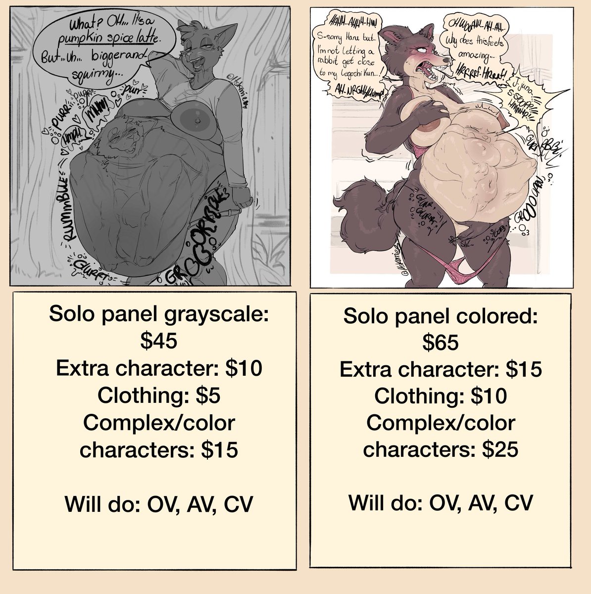 ItsKorrie's tweet photo. Commision  are now open, I'll  be open for just one week!
Check out my new price sheet https://t.co/8yapxdhQ3V