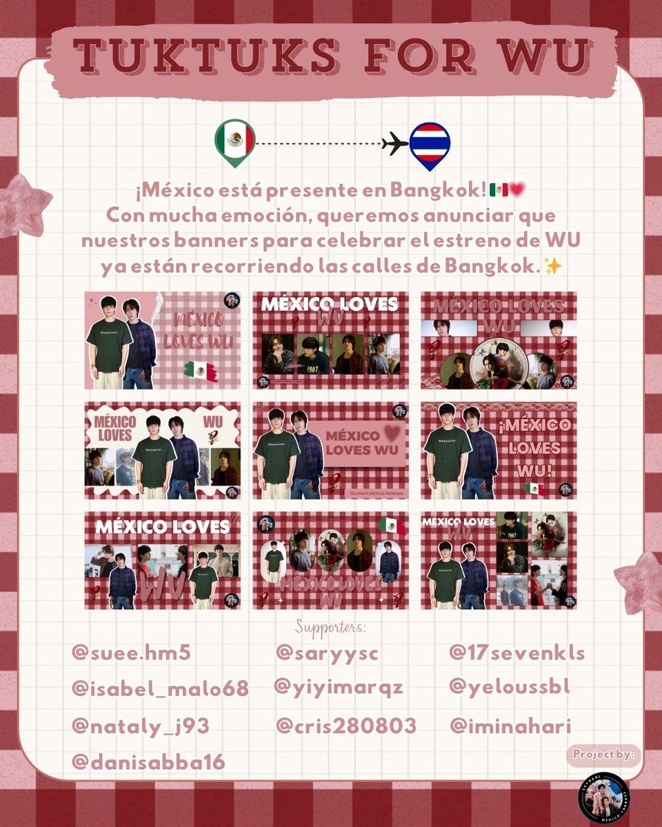 skynani_mex's tweet photo. Hoy nuestros corazones están llenos de orgullo 💛❤️

23 carritos tuktuks recorriendo las calles de Tailandia… 

Un proyecto que comenzó como una idea el año pasado y que hoy es una realidad que nos emociona hasta el alma.

Verlos avanzar, uno tras otro, llevando todo el cariño y esfuerzo que pusimos en cada detalle, nos llena de nostalgia. Recordamos cada momento, cada planeación, cada desvelo… y ahora todo cobra sentido.

Queremos agradecer profundamente a todas las personas que formaron parte de este proyecto. A cada persona que apoyó, pero que sobre todo creyó y que se sumó para hacerlo posible. 

Esto también es de ustedes.

WU y SkyNani se merecen lo mejor del mundo. Este pequeño gesto es solo una muestra de todo el amor y admiración que sentimos.

Gracias por ser parte de este sueño que hoy recorre las calles 🇹🇭✨

#SkyNani #skywongravee #hirunkit_ #WUtheseries