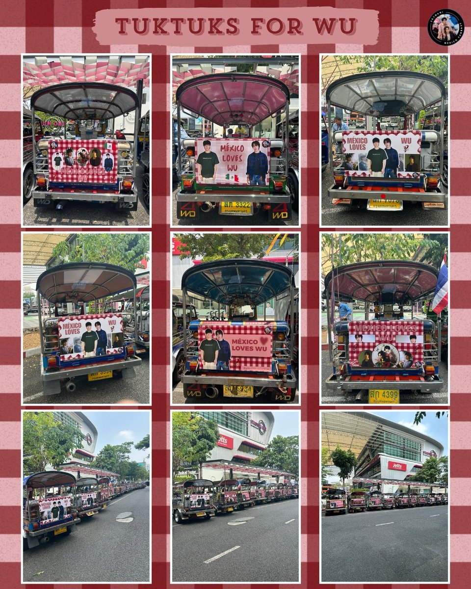 skynani_mex's tweet photo. Hoy nuestros corazones están llenos de orgullo 💛❤️

23 carritos tuktuks recorriendo las calles de Tailandia… 

Un proyecto que comenzó como una idea el año pasado y que hoy es una realidad que nos emociona hasta el alma.

Verlos avanzar, uno tras otro, llevando todo el cariño y esfuerzo que pusimos en cada detalle, nos llena de nostalgia. Recordamos cada momento, cada planeación, cada desvelo… y ahora todo cobra sentido.

Queremos agradecer profundamente a todas las personas que formaron parte de este proyecto. A cada persona que apoyó, pero que sobre todo creyó y que se sumó para hacerlo posible. 

Esto también es de ustedes.

WU y SkyNani se merecen lo mejor del mundo. Este pequeño gesto es solo una muestra de todo el amor y admiración que sentimos.

Gracias por ser parte de este sueño que hoy recorre las calles 🇹🇭✨

#SkyNani #skywongravee #hirunkit_ #WUtheseries