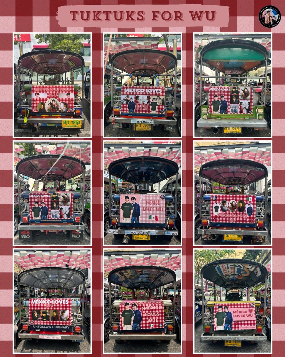 skynani_mex's tweet photo. Hoy nuestros corazones están llenos de orgullo 💛❤️

23 carritos tuktuks recorriendo las calles de Tailandia… 

Un proyecto que comenzó como una idea el año pasado y que hoy es una realidad que nos emociona hasta el alma.

Verlos avanzar, uno tras otro, llevando todo el cariño y esfuerzo que pusimos en cada detalle, nos llena de nostalgia. Recordamos cada momento, cada planeación, cada desvelo… y ahora todo cobra sentido.

Queremos agradecer profundamente a todas las personas que formaron parte de este proyecto. A cada persona que apoyó, pero que sobre todo creyó y que se sumó para hacerlo posible. 

Esto también es de ustedes.

WU y SkyNani se merecen lo mejor del mundo. Este pequeño gesto es solo una muestra de todo el amor y admiración que sentimos.

Gracias por ser parte de este sueño que hoy recorre las calles 🇹🇭✨

#SkyNani #skywongravee #hirunkit_ #WUtheseries