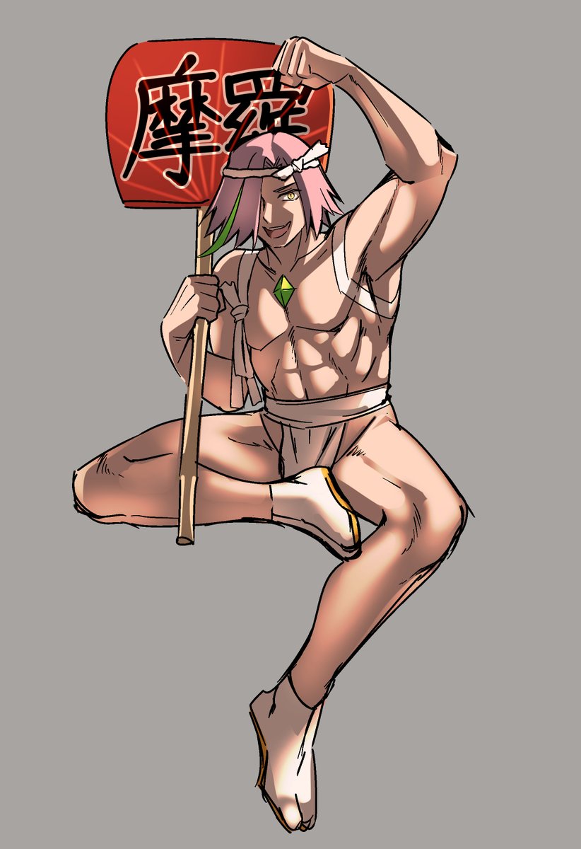 祭男 フィルス様の彫像 