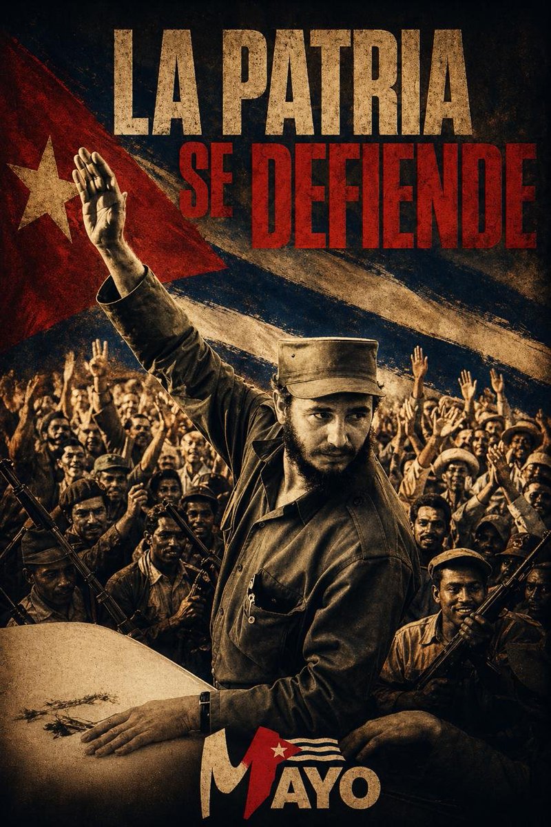 #BMCGuatemala.Petén Norte. 
Este #1Mayo de 2026, Día Internacional de los Trabajadores en especial, y de manera permanente, los cubanos estamos con #FidelPorSiempre en la memoria y en el ❤️de #Cuba🇨🇺 
#100AñosConFidel
#LaPatriaSeDefiende