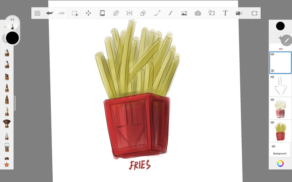 XgenderLee1's tweet photo. Fries 🍟 #outofideas #newartist #art https://t.co/0jWBGBa4SR