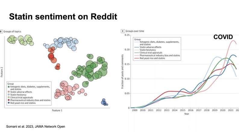 VerityRamirez's tweet photo. Inspiring @BrownCardiology Senior fellow talk from @vishal_khetpal on the underuse of statins for CVD prevention! The deeper dive into cultural forces, misinformation and $ incentives from statin hesitancy..we need more info on how to engage effectively https://t.co/Kkm3woUwf8