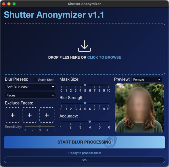 paulpacifico's tweet photo. Discover Shutter Anonymizer!

Professional tool for precise face and license plate blurring 🎯

✅ Extremely accurate detection
✅ Advanced tracking and masking
✅ Frame-accurate results
✅ Manually adjustable masks
✅ 100% offline – no cloud processing

👉https://t.co/Fh7Hf1Nt8e https://t.co/zMaeEK1VUY