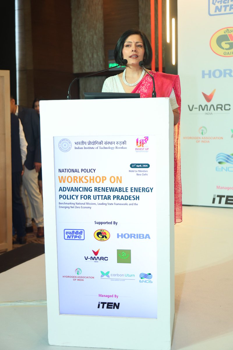 AnishaNDhawan's tweet image. Uttar Pradesh is leading in #bioenergy and using rooftop #solar to amp up its #renewable energy game. I hosted a workshop by @iitroorkee and @_InvestUP to gather industry feedback and enable closer industry-academia collaboration to draw in greater investments into the state.