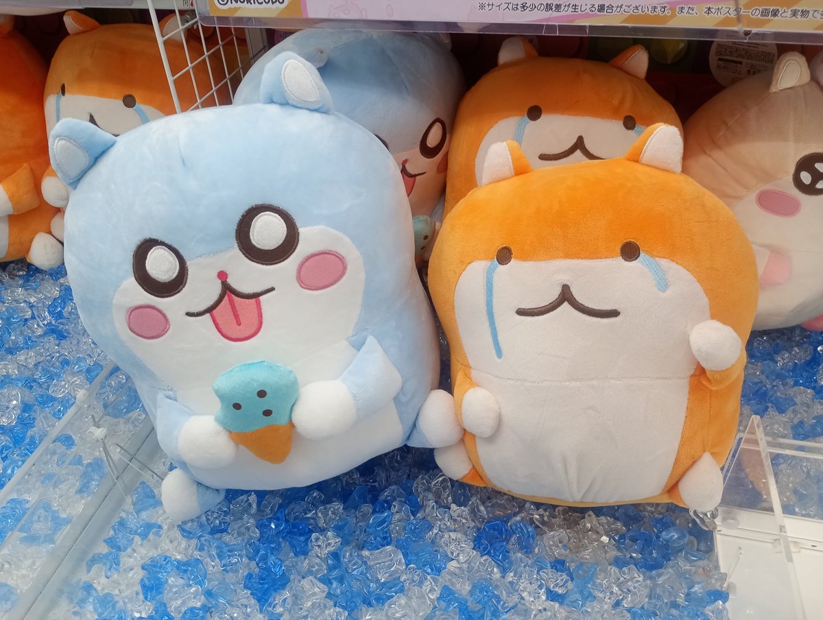 新景品情報】 #クソハムちゃん BIGぬいぐるみが登場いたしました
