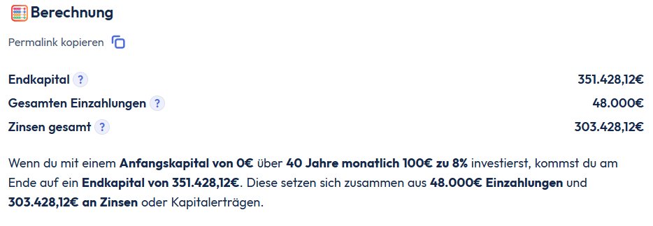 ben_brechtken's tweet image. Wenn jemand 40 Jahre lang monatlich 100 Euro für Lottoscheine ausgibt und einmal 100.000 Euro gewinnt, ist der Gewinn steuerfrei. 

Wenn jemand 40 Jahre lang monatlich 100 Euro investiert und dann verkauft, muss er über 75.000 Euro an Kapitalertragsteuer bezahlen.

Gerechtigkeit.