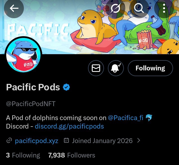 Zenithimage2023's tweet photo. Pacific Pods UGC Campaign is now LIVE on @ArenaXAlpha Discord

 Supply: 333 / Free Mint

Backed by @pacifica_fi
If you want a spot for @PacificPodNFT
head over to the Discord and join now! https://t.co/udWskHkbEp
