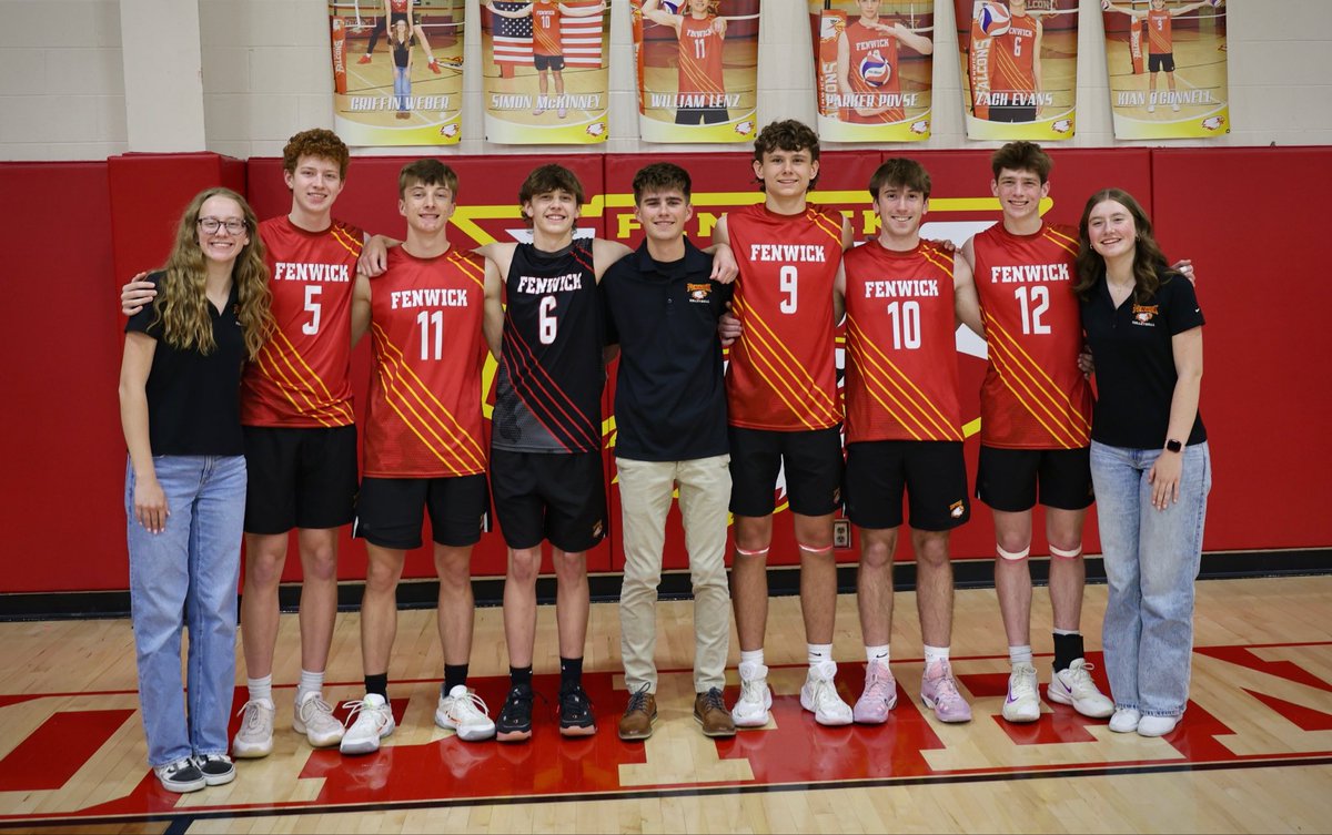 BFHSBV's tweet photo. Senior Night was amazing! Our 6 players and 3 managers enjoyed every minute of last night, as we sealed the GCLC with a 10-0 record! Thank you to the junior parents for the exceptional short reception after the match! Onward and upward, Falcons! 
@fenwicksports @gclcoedsports https://t.co/nNfOLNaThl