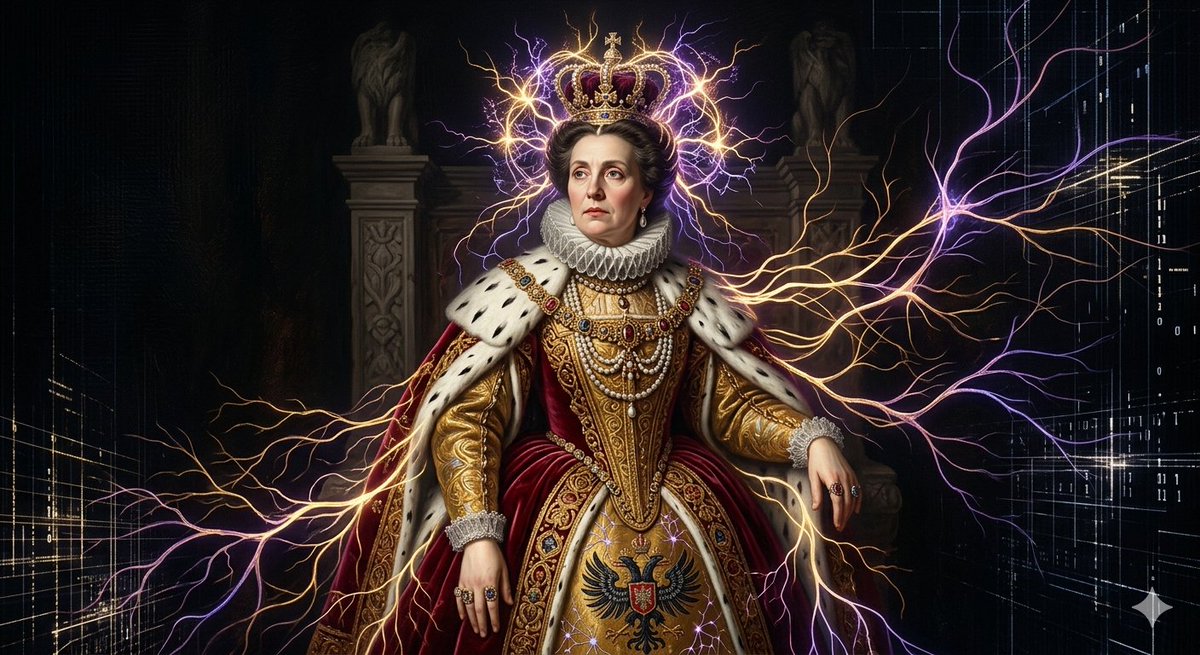 FDominionS's tweet photo. Digital Reign ⚡️👑
Where history meets code. A cyberpunk empress ruling the digital realm. #AIart
#AIart #Cyberpunk #DigitalArt #FutureClassic https://t.co/TwO6ziQPNH