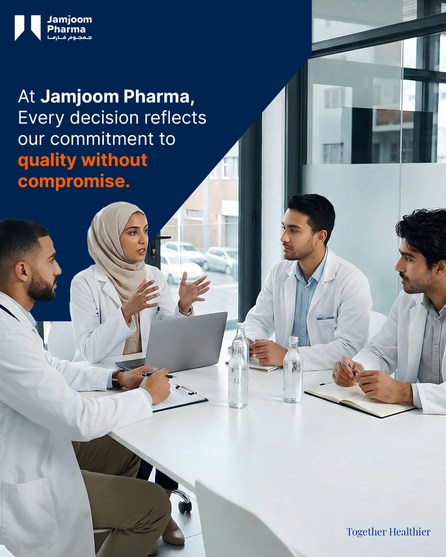 jamjoom_pharma's tweet image. #Precision in every decision.

At Jamjoom Pharma, innovation and responsibility work together to ensure trusted, reliable solutions for patients and healthcare communities across the region.
 
#TogetherHealthier