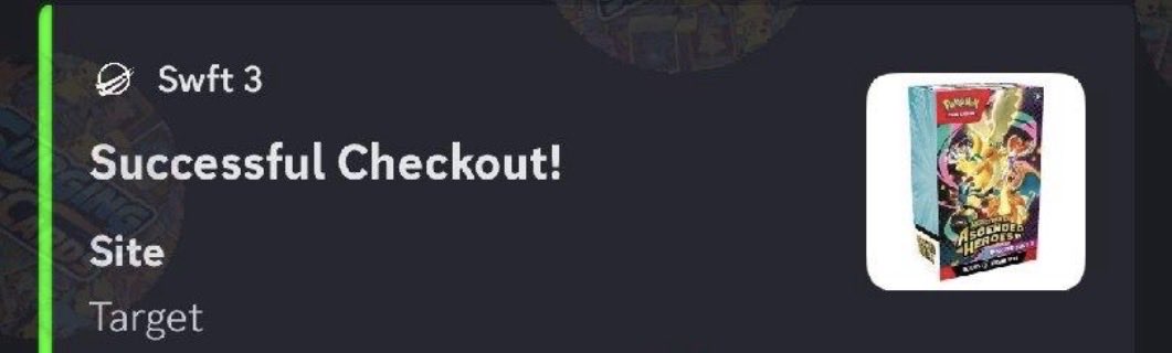 SurgingCards's tweet image. 🔥 TARGET DROPPED JUST AS EXPECTED 🔥

Our discord members ATE up stock even with a surprise drop of Prismatic Evolutions and Destined Rivals ETBs. 

Reply “Target” to get access to our restock notifications and automatic checkout services. 😮‍💨

#Target #Pokemon #PokemonTCG #AD