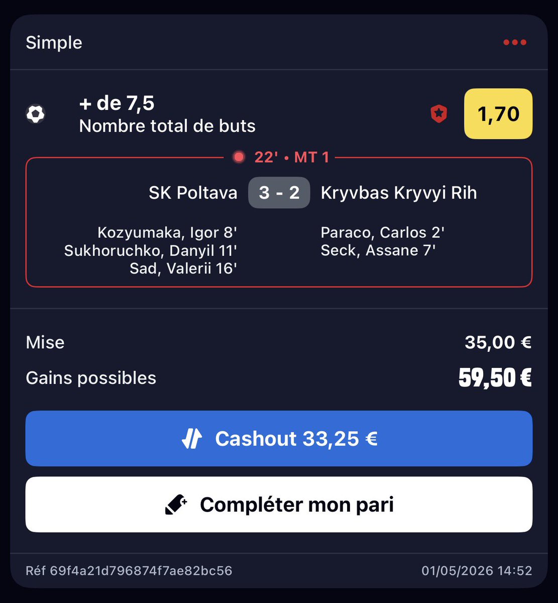 The_Parieur1's tweet photo. Je viens de prendre ça en live https://t.co/xHjlbQ8bTg