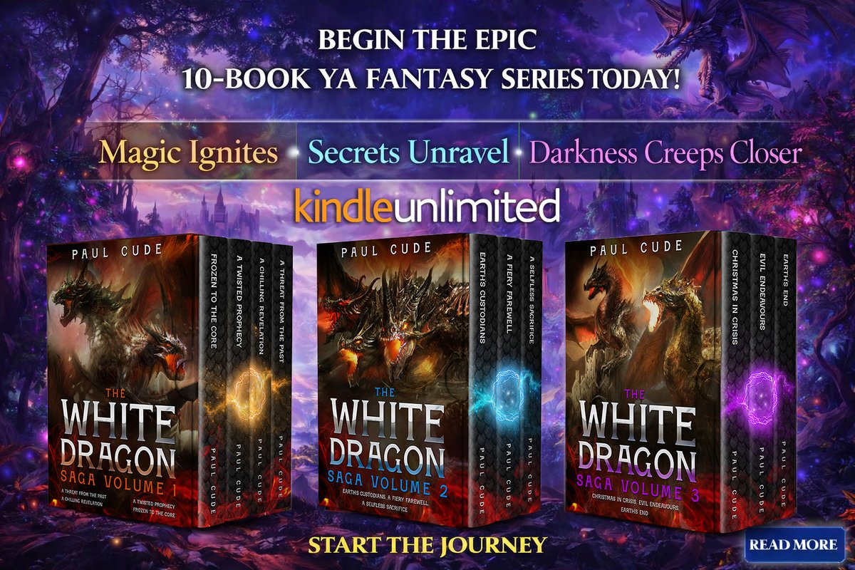 paul_cude's tweet image. YA fantasy fans—this one’s for you. Ancient magic. World-ending evil. Fierce friendship. Jaw-dropping dragons. #KindleEbooks #FantasySeries #KindleUnlimited #DragonBooks #AmazonBooks
Amazon kindle: mybook.to/WDSVolume1
Website: paulcude.com