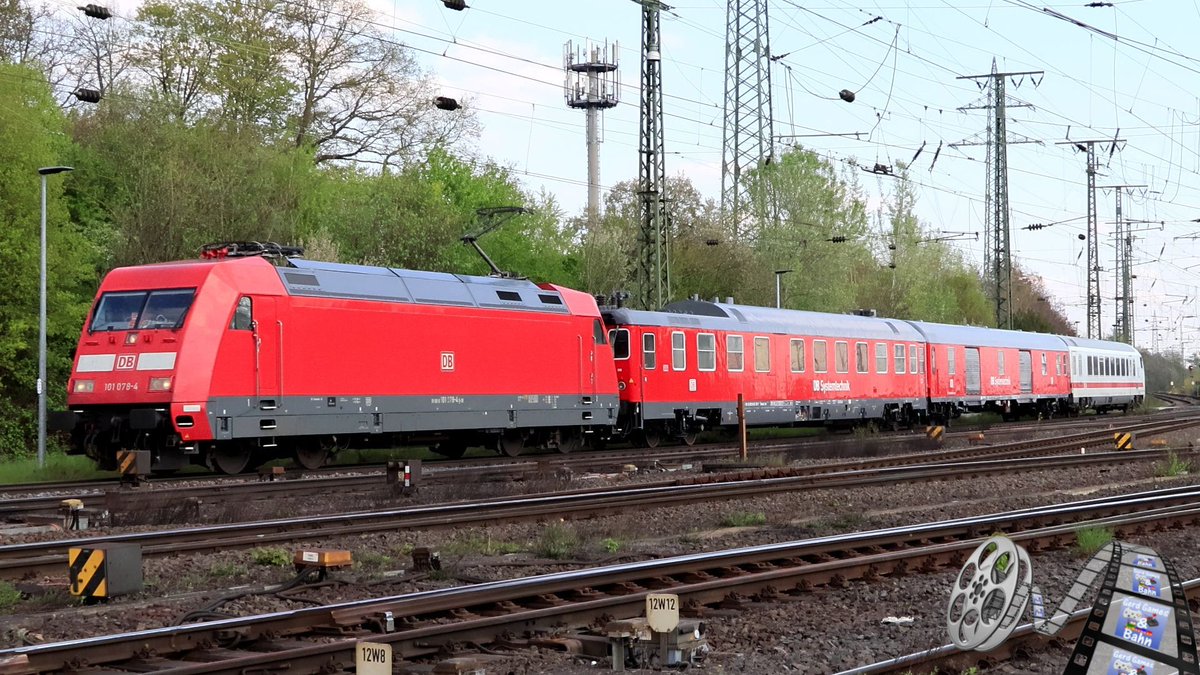 Gerd_N_Bahner's tweet photo. Von der #DB #Fernverkehr eine #BR101 die
6101 078-4 D-DB mit #Messzug von der
DB #Systemtechnik
Link zum Video -> https://t.co/25GZm2ndpk
#trainspotting #zuggucken #eisenbahn #bahn #train #freightrain #cargo #güterzug https://t.co/MqZbNGWVO0