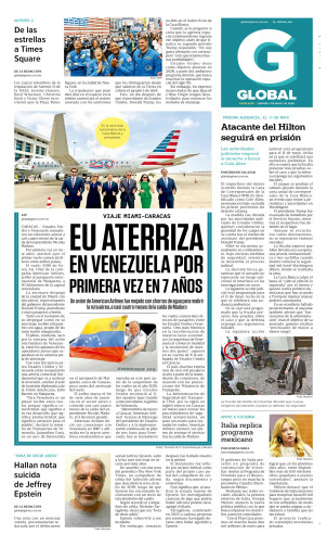 Excelsior's tweet image. 🌎 La información internacional más relevante del día la encontrarás en nuestra portada de #Global   excelsior.com.mx/global