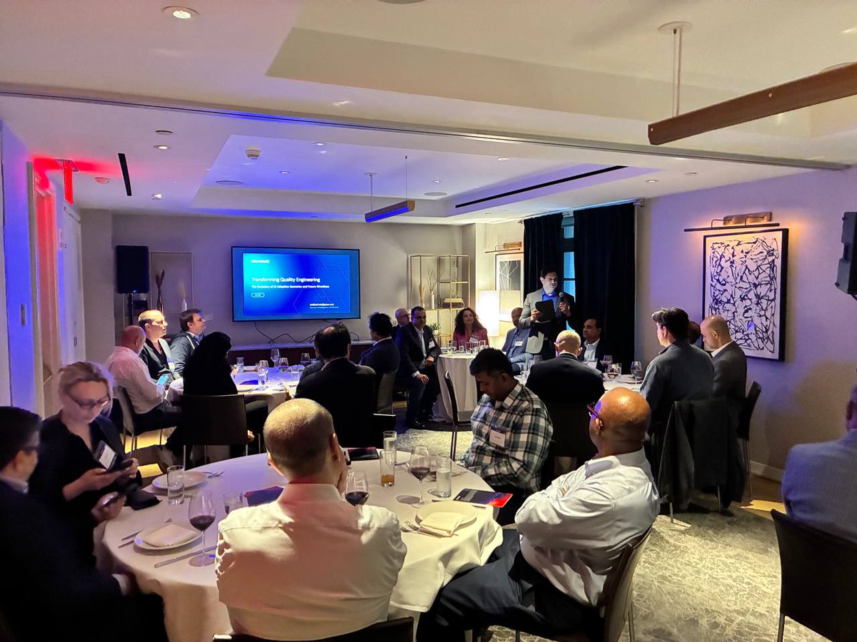 HexawareGlobal's tweet image. To every #QE leader who joined Hexaware's #AI-in-QE Roundtable, thank you. 
Bold ideas. Real conversations. Unmatched energy. 
This was just Chapter One. Bigger things are coming. 
Stay close.

#AIinTesting #QualityEngineering