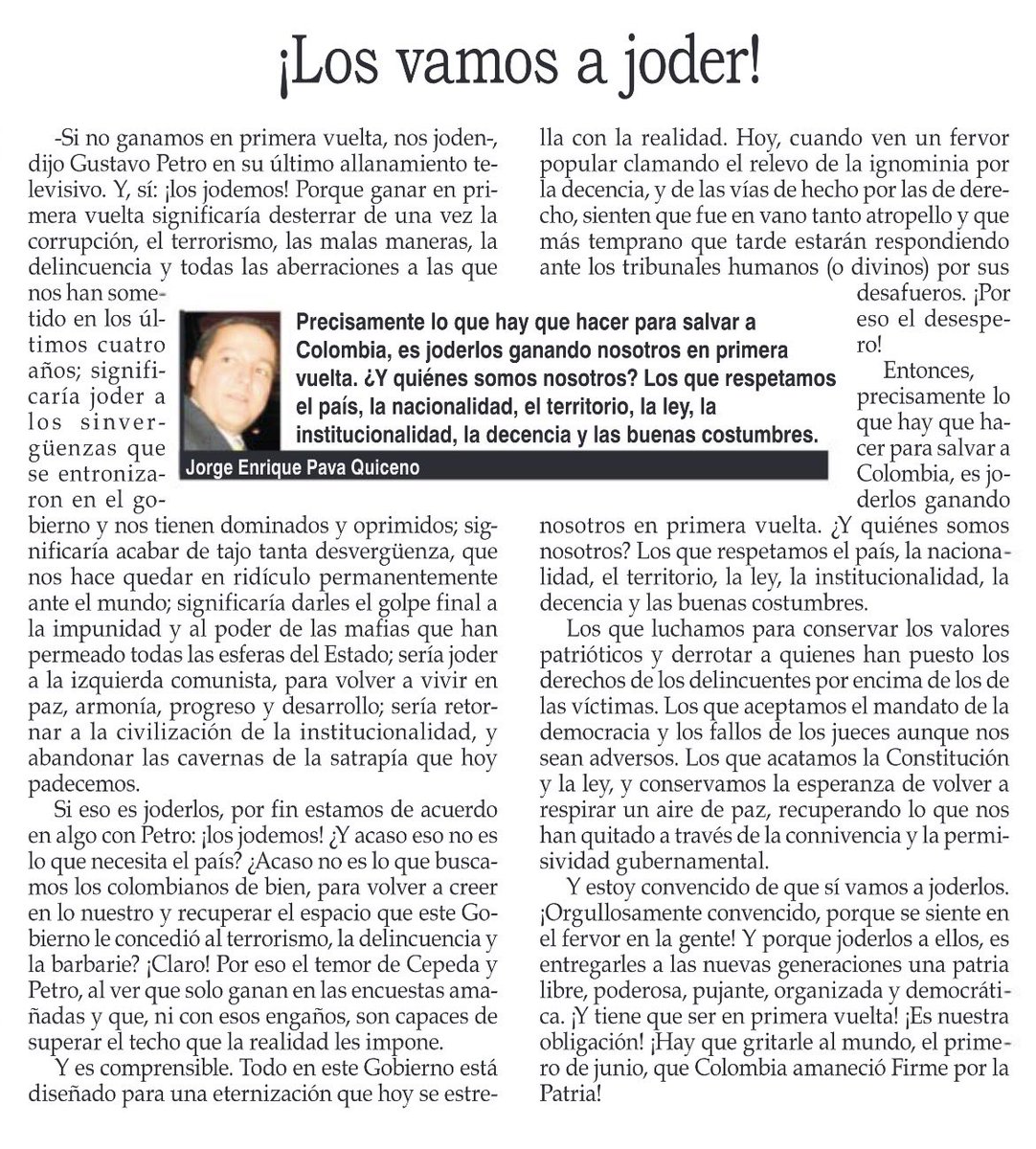 Jorge Enrique Pava tweet media