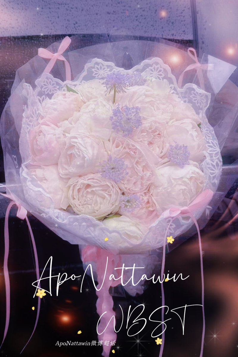 ApoNattawinWeiboST Xi'An
Welcome Flower Support 

“西忆故人不可见，东风吹梦到长安”
虽身不能往，亦望君欢喜

Hope everything goes well in Xi'An 💛🧡😚
Special Thanks <a href="/mikiloveapo/">Mikimiki555</a> 

<a href="/Nnattawin1/">Nnattawin</a> 
#apocolleagues
#ApoNattawin