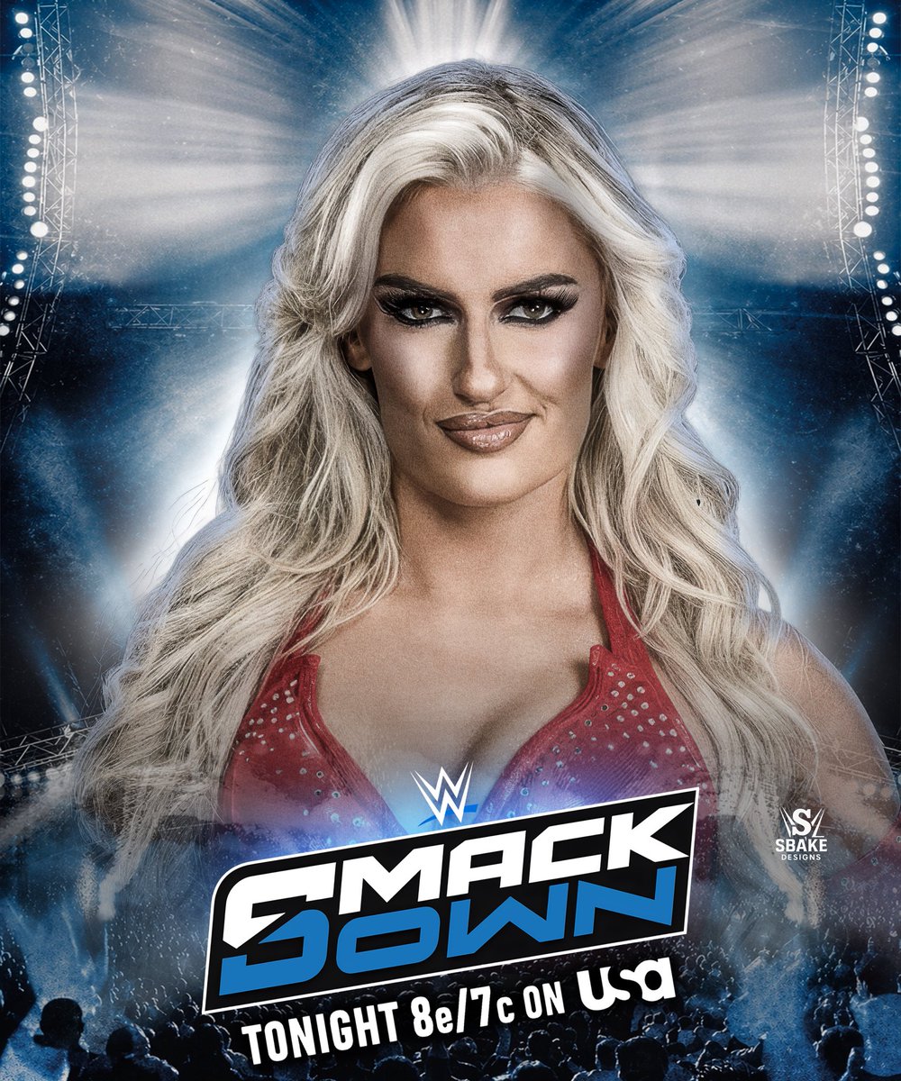 SbakeDesigns's tweet image. Tonight, Blake Monroe makes her #SmackDown debut!

Excited?

#WWE