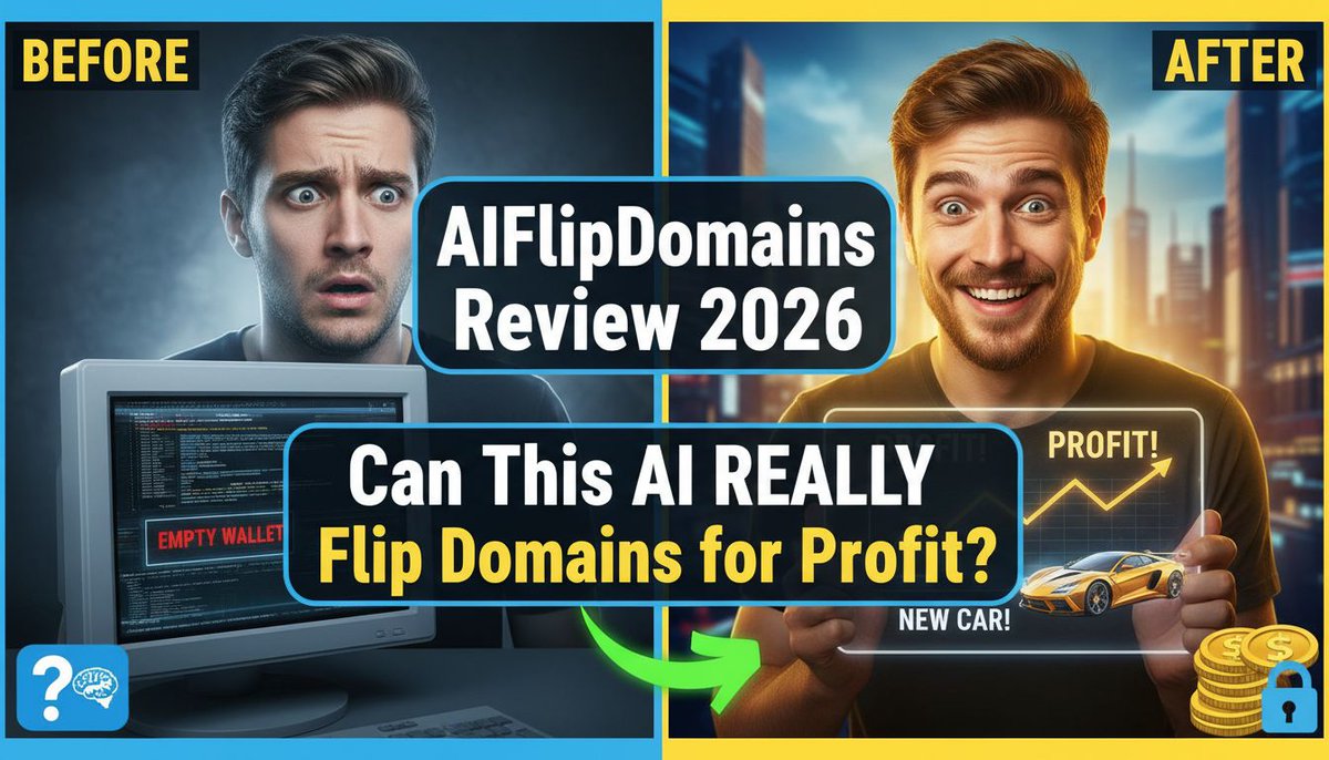 sanapr84's tweet image. Stop wasting money on #domain names that never sell! Domain flipping used to be a guessing game, but in 2026, AI is changing the rules forever. 

Want to know how to turn a simple domain into a profit machine? 

Let’s dive in.
swiy.co/aifdm

#aiflipdomainsreview